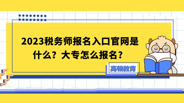 税务师报名入口官网