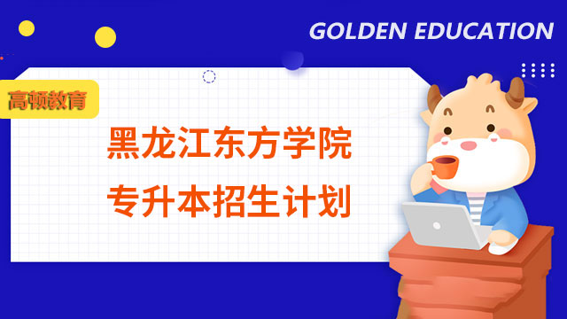 2023年黑龍江東方學院專升本招生計劃：總計230人