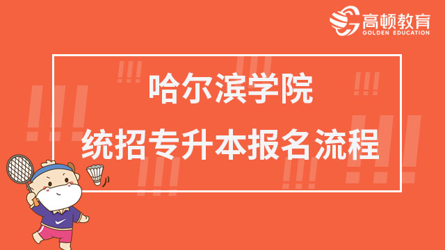 2023年哈尔滨学院统招专升本报名流程