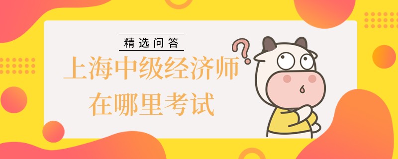 上海中级经济师在哪里考试