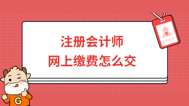 注册会计师网上缴费怎么交