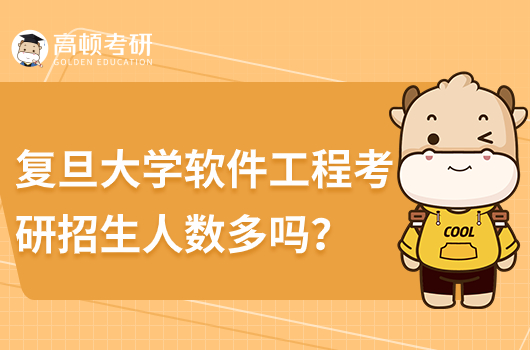 复旦大学软件工程考研招生人数多吗？