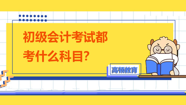 初级会计考试都考什么科目？