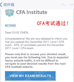 CFA成绩公布，全球通过率出炉，你在世界排名第几高顿CFA成绩