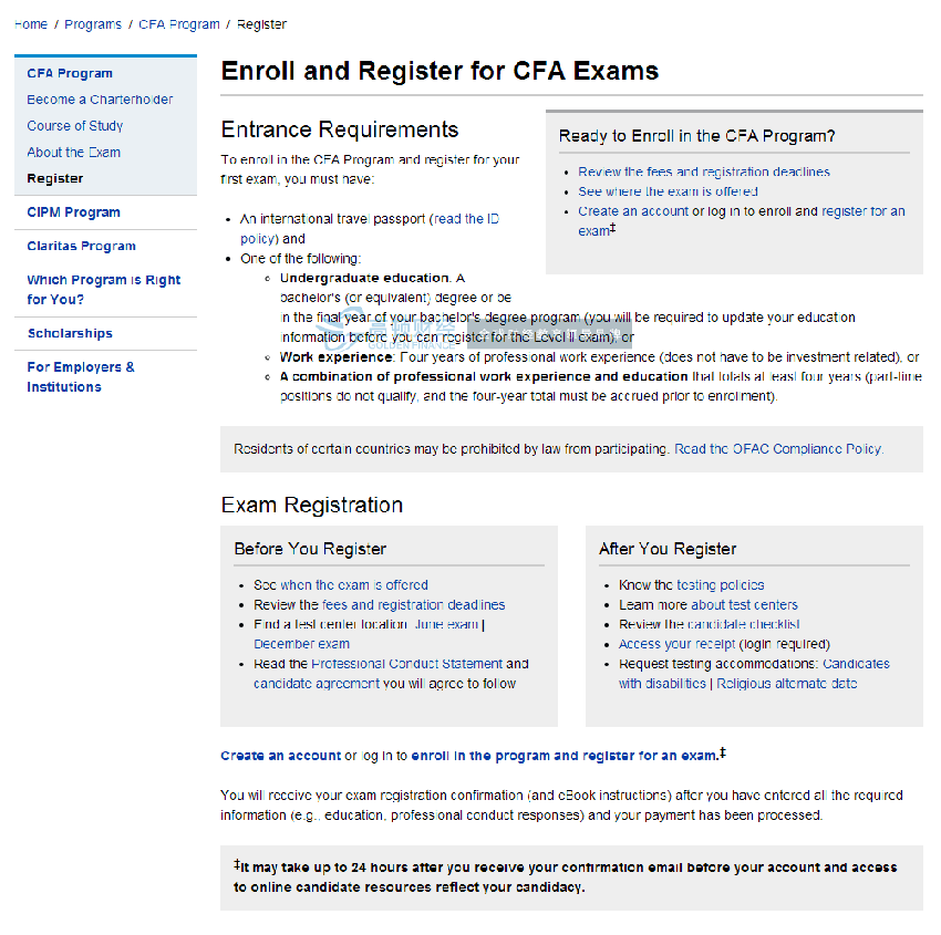 2019年cfa报名,cfa考试,cfa报名流程,cfa考试报名流程
