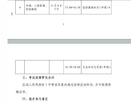 上海2018经济师考试考务通知5