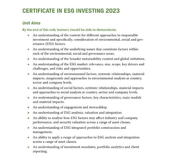 2023年ESG报考指南附esg考试常见问题
